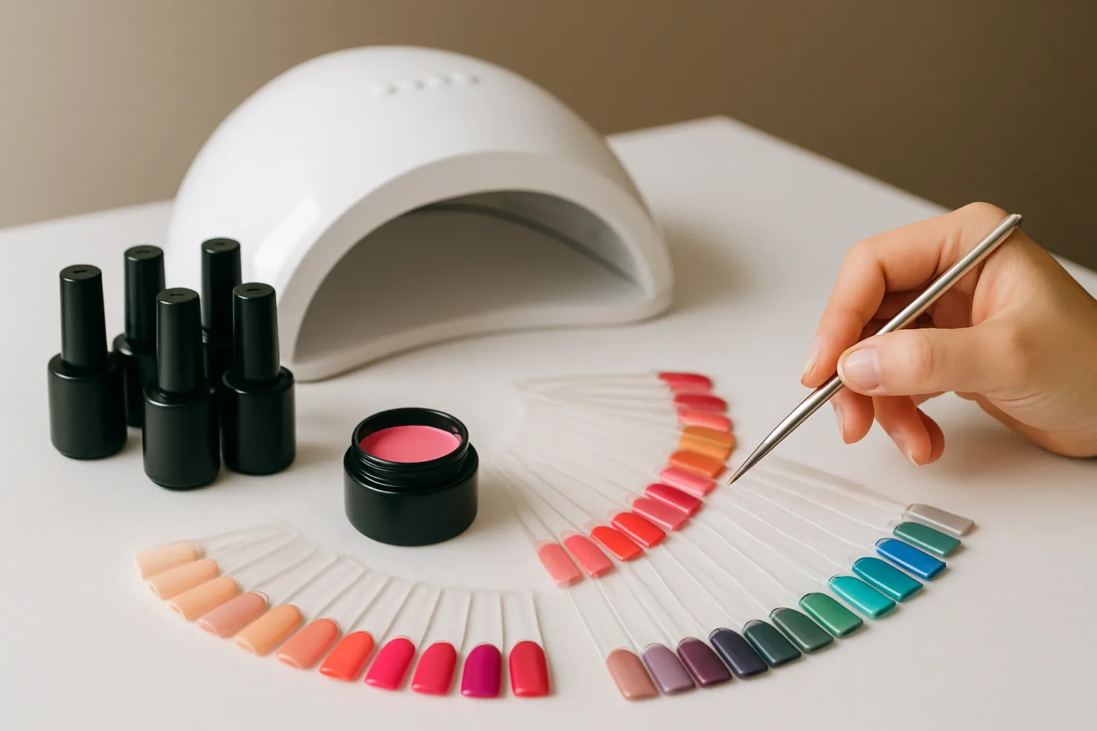 How to Choose the Right Color Gel for Your Nail Salon Equipment